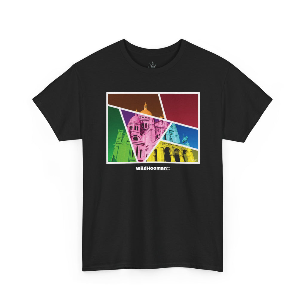 WildHooman Basilique du Sacré - Cœur Unisex T-Shirt - WildHooman
