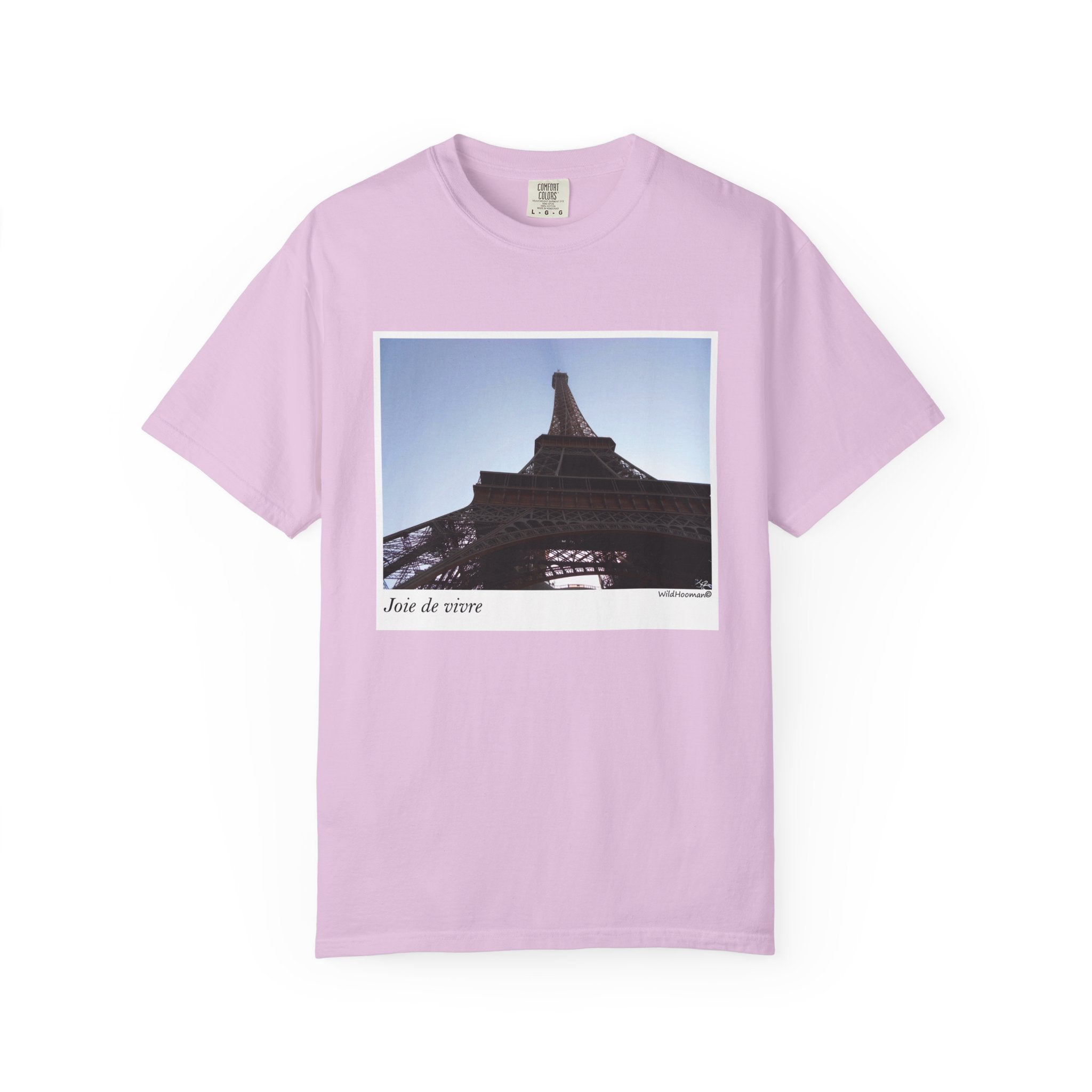 WildHooman Eiffel Tower Joie de Vivre Unisex T-Shirt