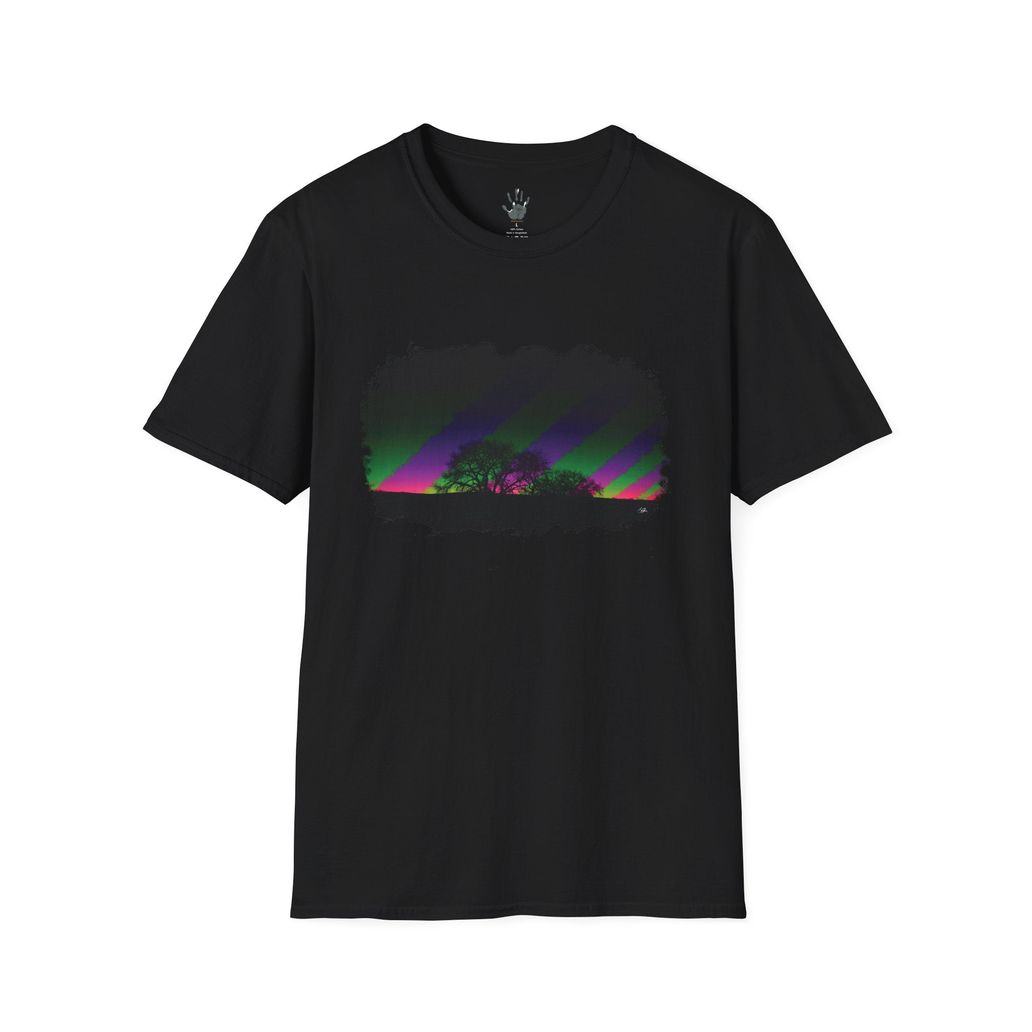 WildHooman - Sunrise Color Effect Unisex Cotton T-shirt