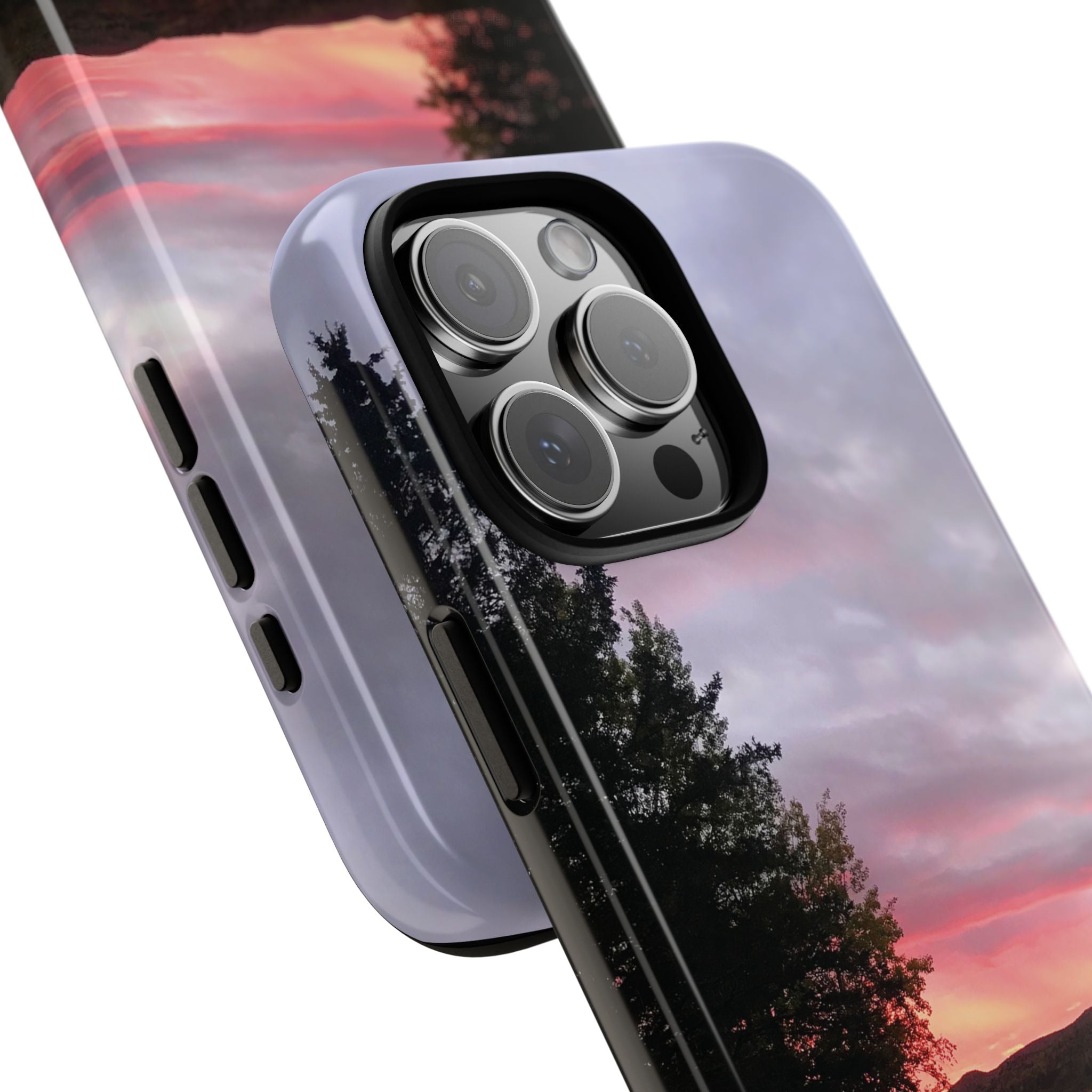 WildHooman Sunset -  St. John River, Maine - Phone Protective Cover