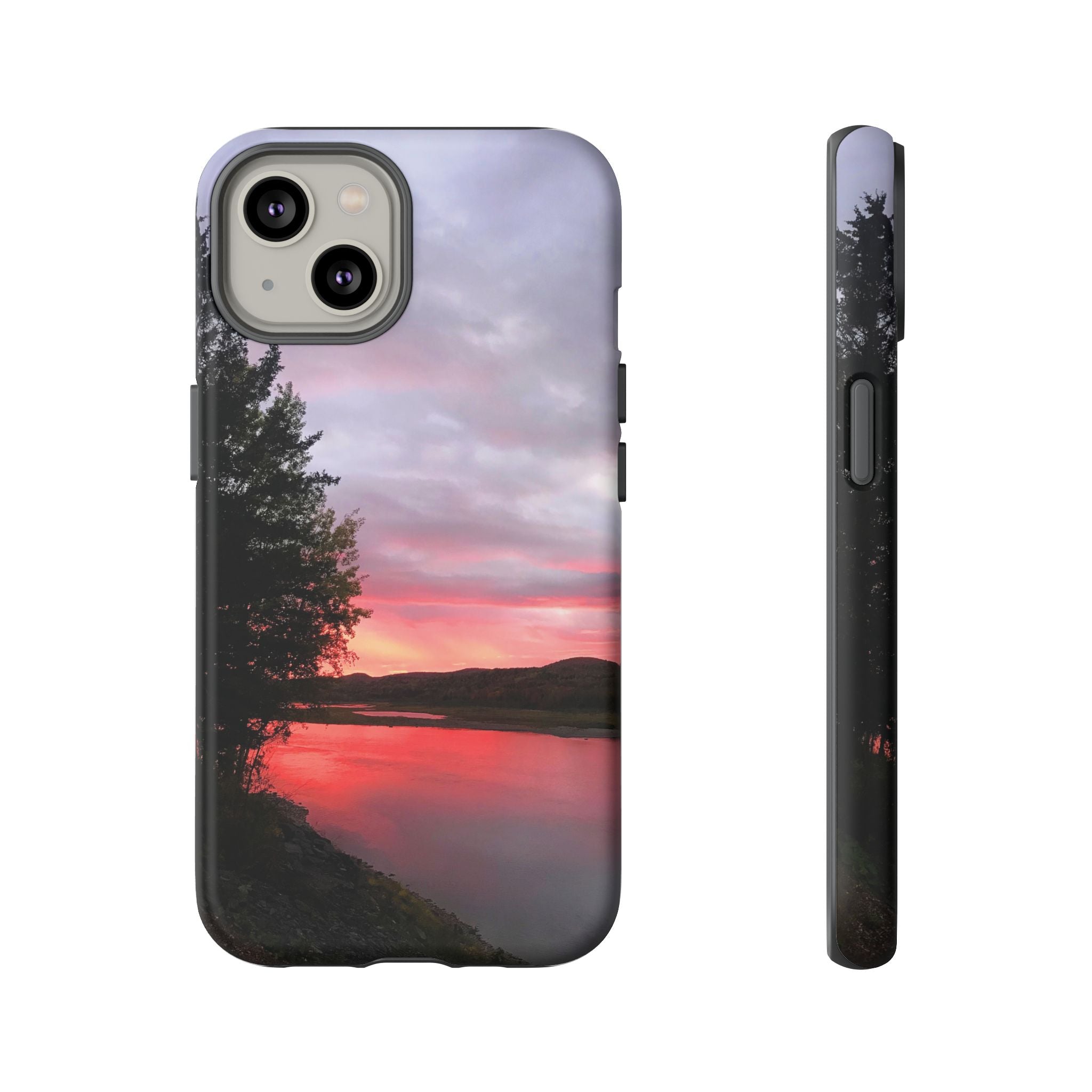 WildHooman Sunset -  St. John River, Maine - Phone Protective Cover
