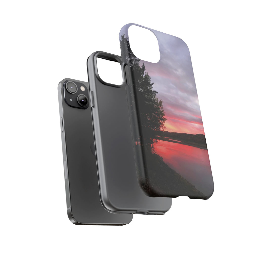 WildHooman Sunset -  St. John River, Maine - Phone Protective Cover