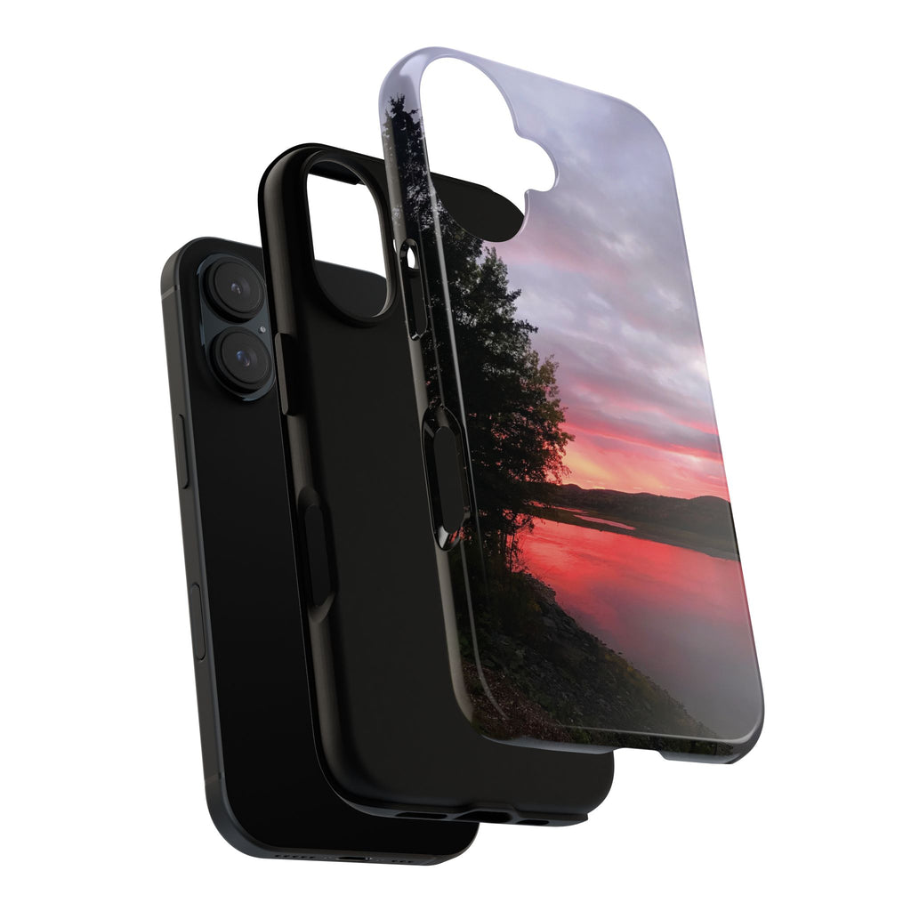 WildHooman Sunset -  St. John River, Maine - Phone Protective Cover