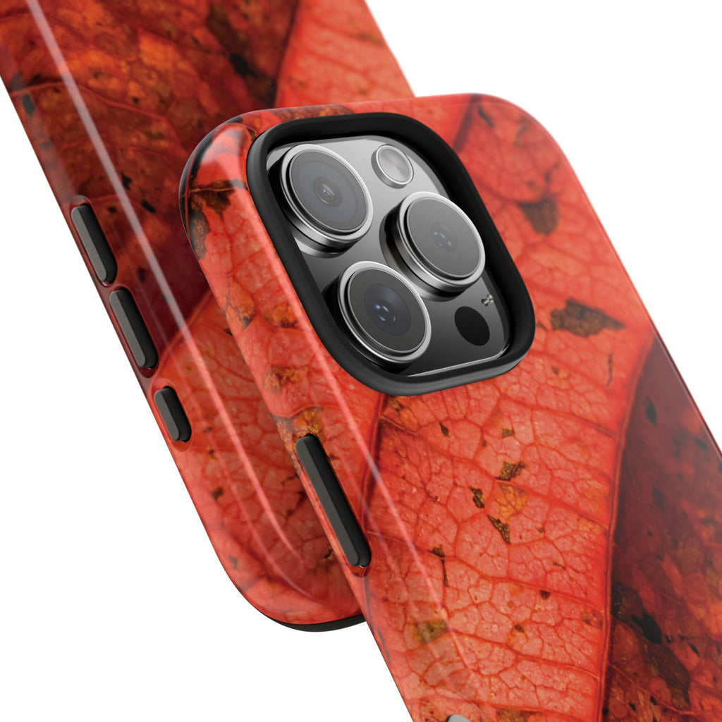 WildHooman - Red Leaf Autumn Vibe - Tough Case