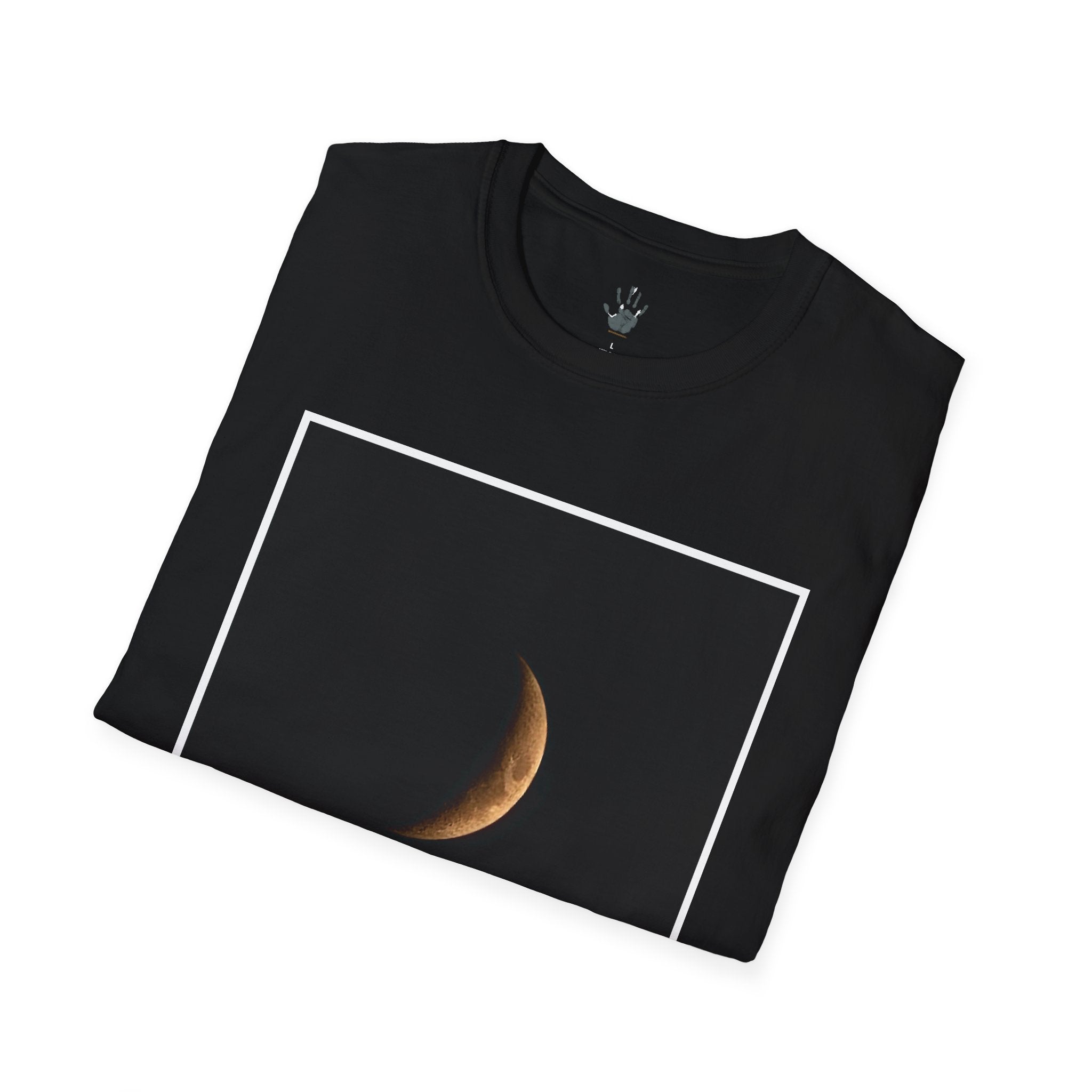 WildHooman Crescent Moon Graphic Unisex Softstyle T-Shirt