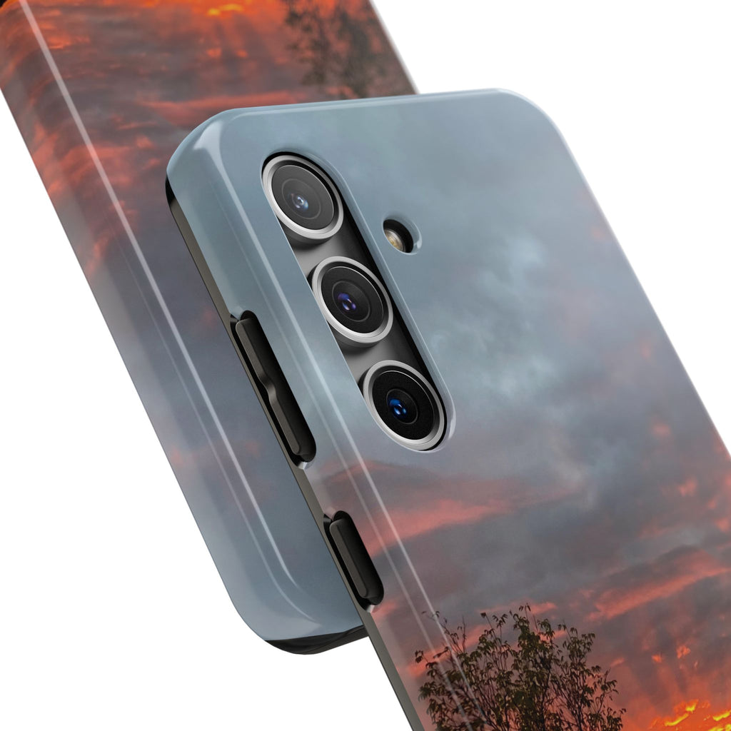 WildHooman St. John River, Maine Sunset Tough Phone Case