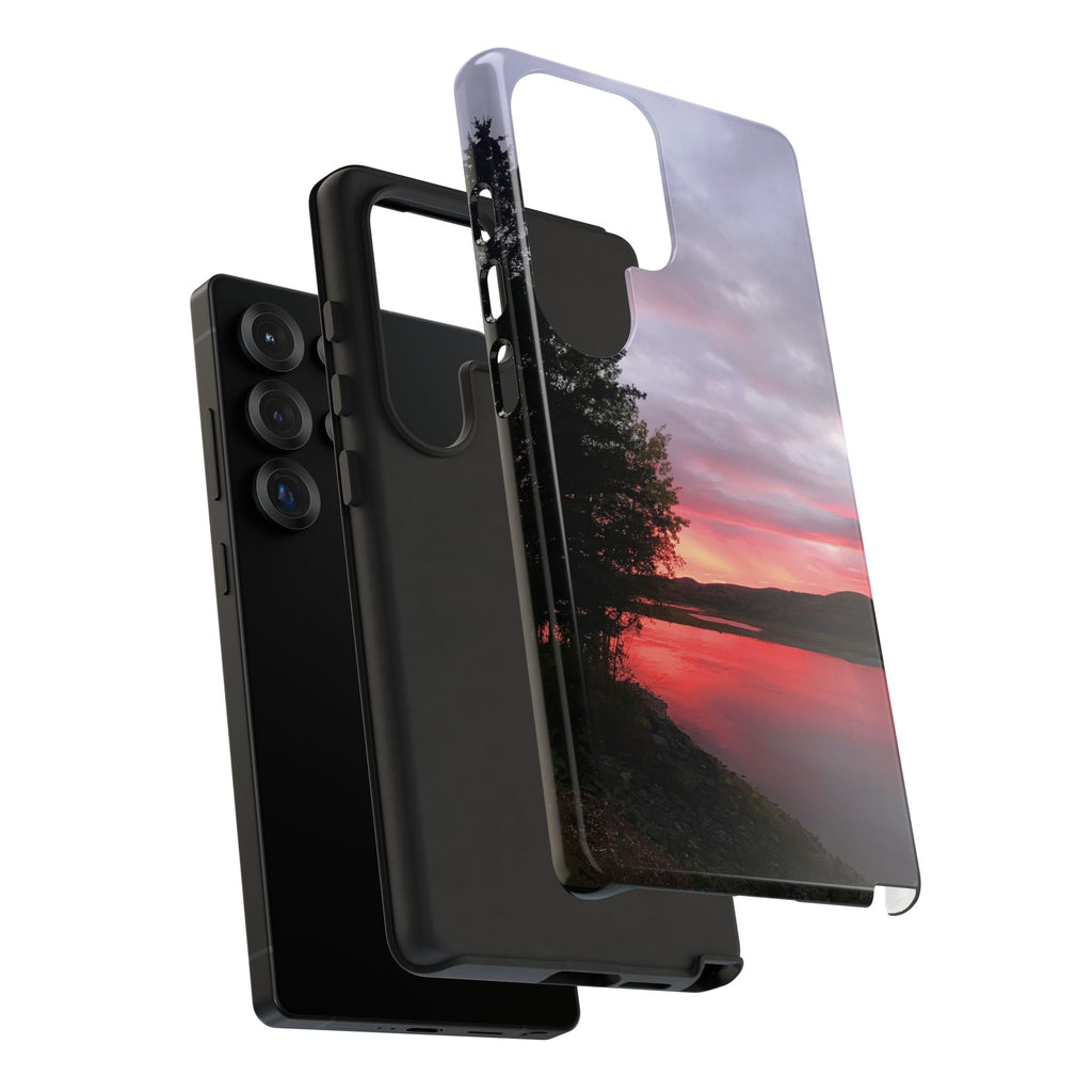 WildHooman Sunset -  St. John River, Maine - Phone Protective Cover