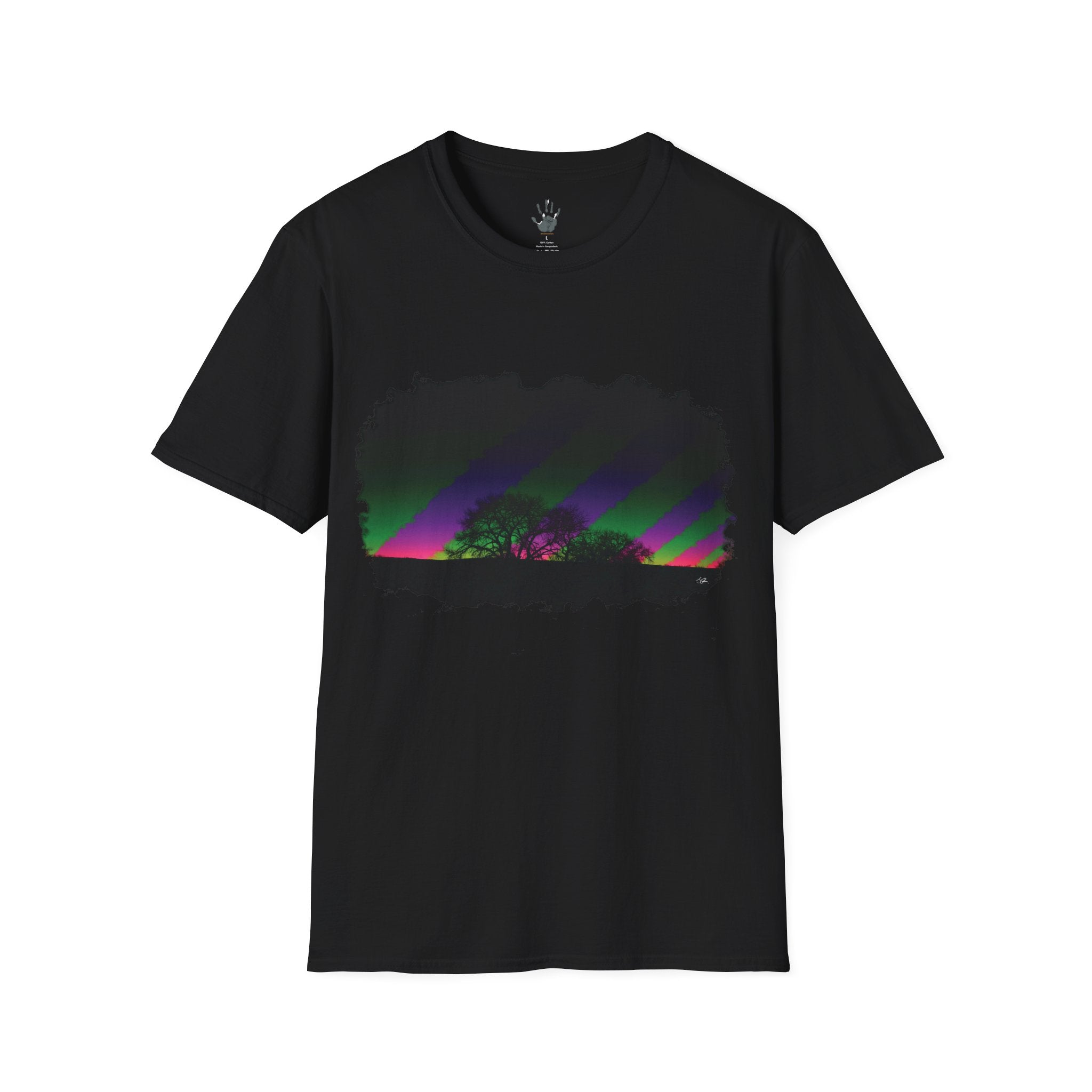 Wildhooman Aurora Effect Night Scape T-Shirt
