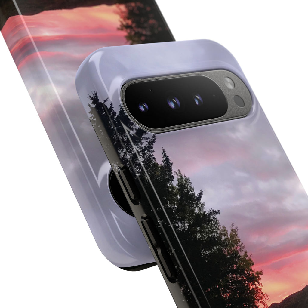 WildHooman Sunset -  St. John River, Maine - Phone Protective Cover