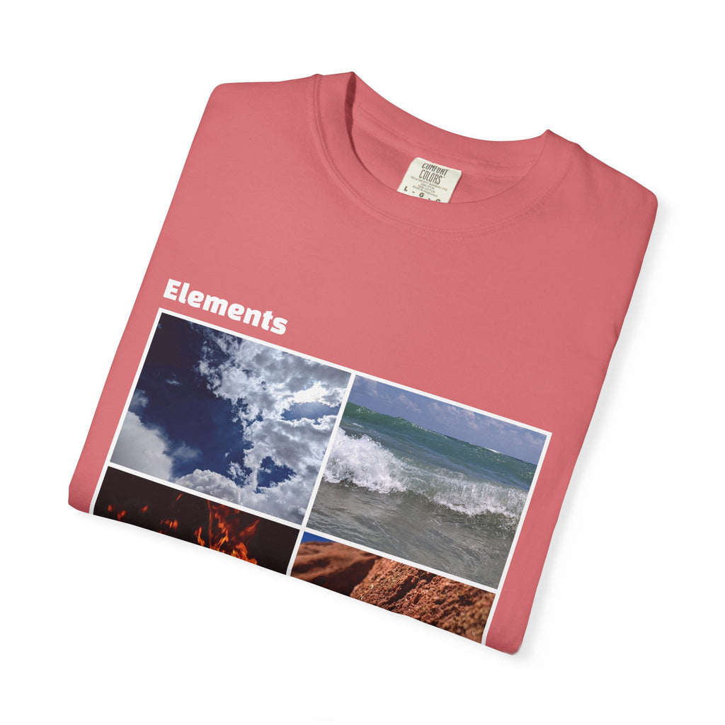 WildHooman Nature's Elements Unisex T-Shirt - Ocean, Fire, Earth & Air