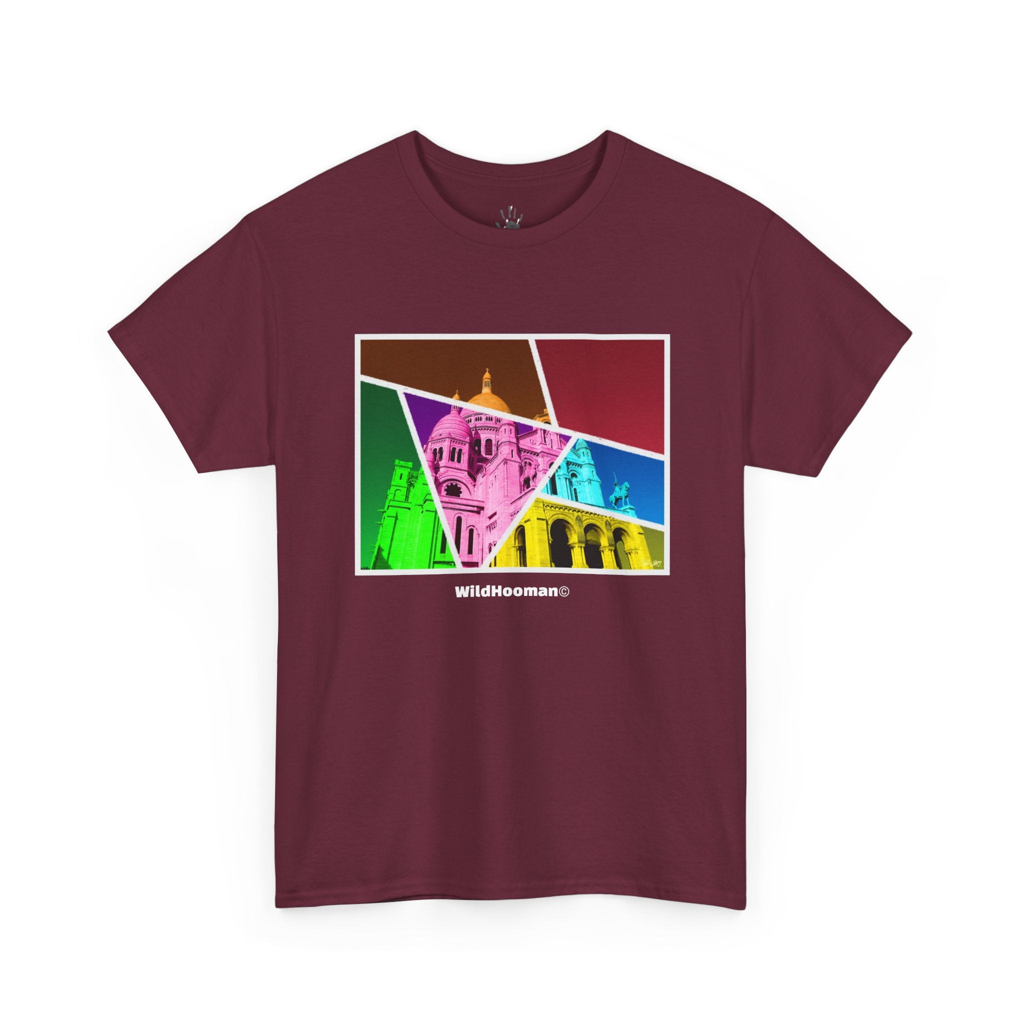 WildHooman Basilique du Sacré-Cœur Unisex T-Shirt