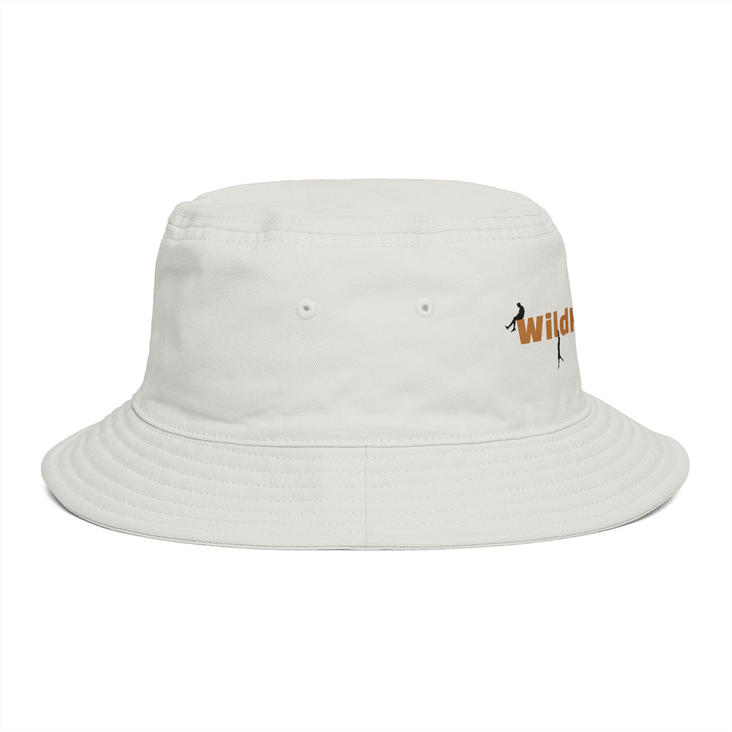 WildHooman Brown Bucket Hat — Outdoor Adventure Logo Hat