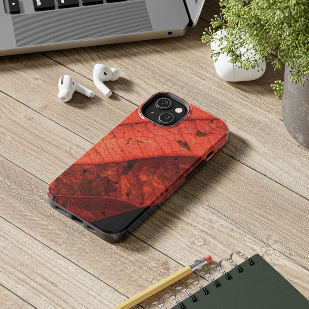 WildHooman - Red Leaf Autumn Vibe - Tough Case