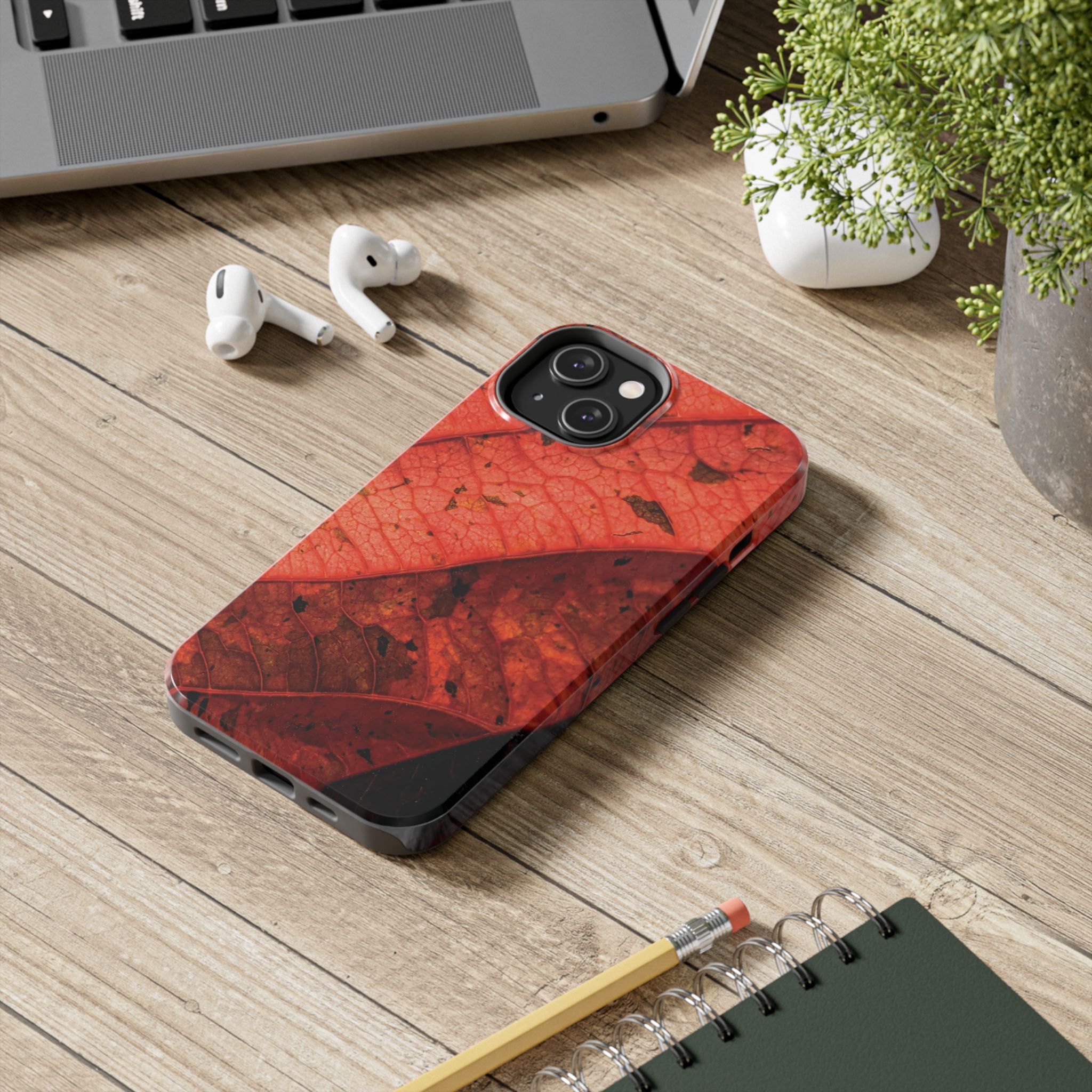 WildHooman - Red Leaf Autumn Vibe - Tough Case