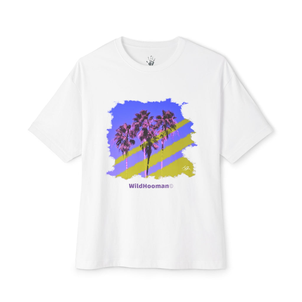 WildHooman - Palm Tree Dreaming - Unisex Boxy Tee