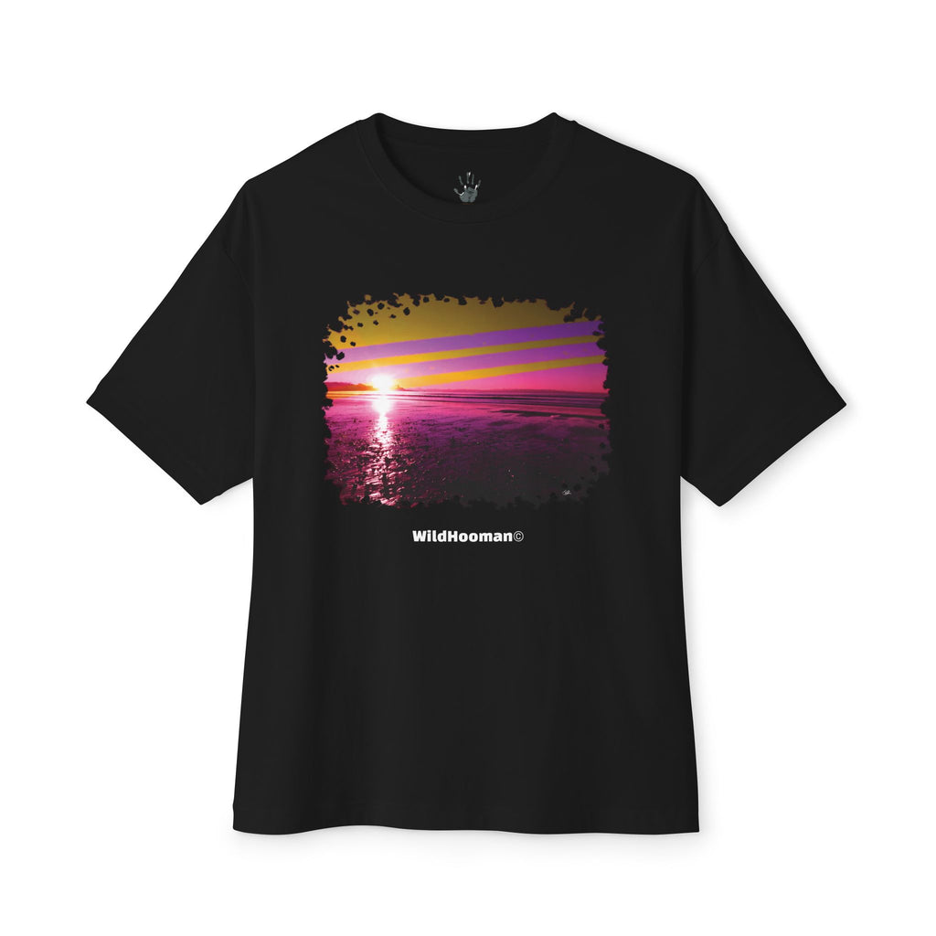WildHooman -Kennebunk Beach, Maine - Unisex Oversized Boxy Tee